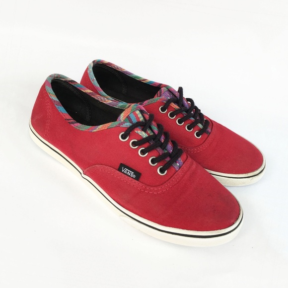 vans lo pro red